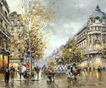 AB grands boulevards Parisian Oil Paintings